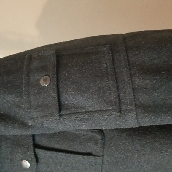 Levi's Mens peacoat, sz M with hood, nice - Picture 4 of 12